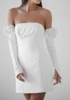 Marta Dress in Ivory