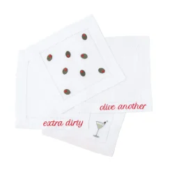 Martini Cocktail Napkins, Set of 4