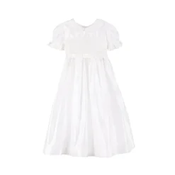 MaryBella Smocked Silk Dress