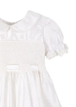 MaryBella Smocked Silk Dress