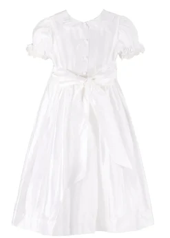 MaryBella Smocked Silk Dress