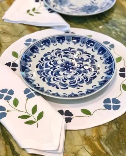 Matisse Placemats in Shades of Blue, Set of 2