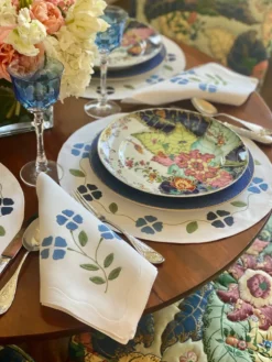 Matisse Placemats in Shades of Blue, Set of 2