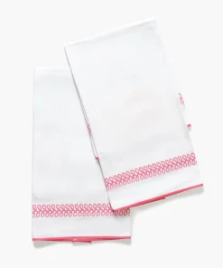 Matouk Schumacher Astor Braid Guest Towels, Set of 2