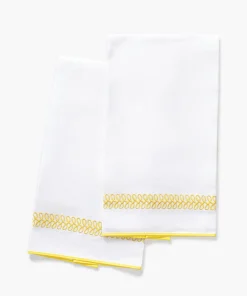 Matouk Schumacher Astor Braid Guest Towels, Set of 2