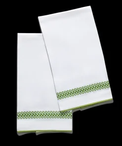 Matouk Schumacher Astor Braid Guest Towels, Set of 2