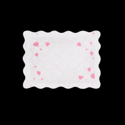 Matouk Schumacher Celine Hearts Mini Pillow