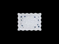 Matouk Schumacher Celine Hearts Mini Pillow