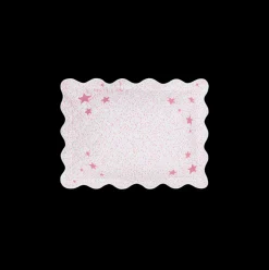 Matouk Schumacher Celine Stars Mini Boudoir Pillow
