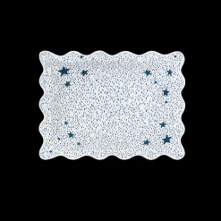 Matouk Schumacher Celine Stars Mini Boudoir Pillow