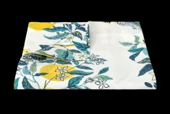 Matouk Schumacher Citrus Garden Tablecloth in Pool