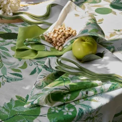 Matouk Schumacher Citrus Garden Napkin in Grass, Set of 4