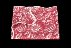 Matouk Schumacher Granada Tablecloth in Scarlet