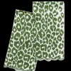 Matouk Schumacher Iconic Leopard Guest Towels, Set of 2