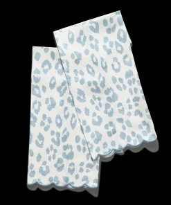 Matouk Schumacher Iconic Leopard Guest Towels, Set of 2