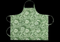 Matouk Schumacher Linen Apron in Granada Palm