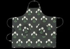 Matouk Schumacher Linen Apron in Gisele Moonflower