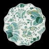 Matouk Schumacher Pomegranate Circle Placemats in Emerald, Set of 4