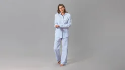 Matteo Pajama Set in Azure