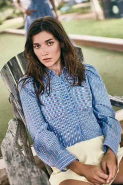 Maven Shirt in Marfa Stripe