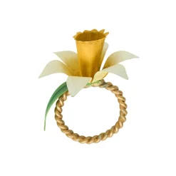 Meadow Walk Floral Napkin Ring Assorted, Set of 4 in Multi