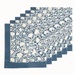 Meadows Napkins Bleu, Set of 6