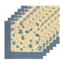Meadows Napkins Blue & Green, Set of 6