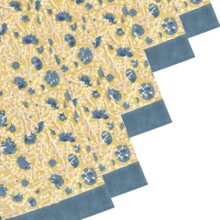 Meadows Napkins Blue & Green, Set of 6