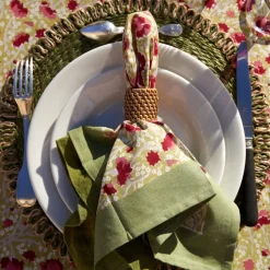 Meadows Napkins Red & Green, Set of 6