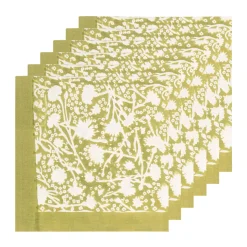 Meadows Napkins Vert, Set of 6