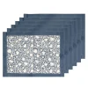 Meadows Placemats Bleu, Set of 6