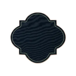 Medallion Placemats in Solid Navy, Set of 2