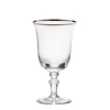 Medici Wine Goblets Platinum Thread, Set of 2