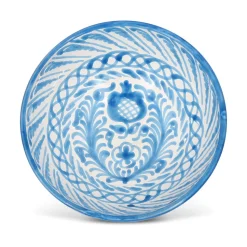 Medium Bowl With Hand Painted Designs