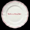 Meet Me at Harry's Bar Scalloped Plate, Set of 6