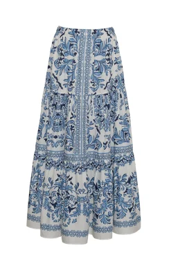 Melanie Skirt in Saltaire Light Blue