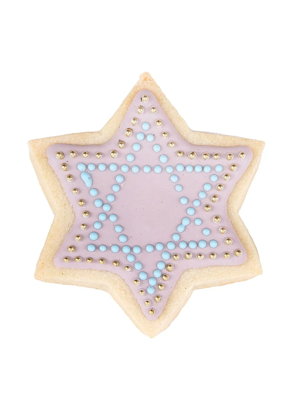 Menorah & Star of David Sugar Cookies, Set of 6