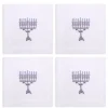 Menorah Cocktail Napkins, Set of 4
