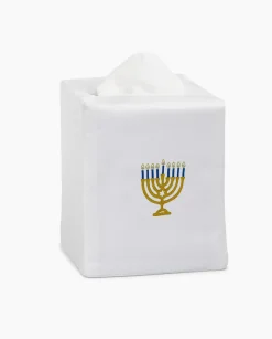 Menorah Tissue Box Cover