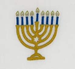 Menorah Tissue Box Cover