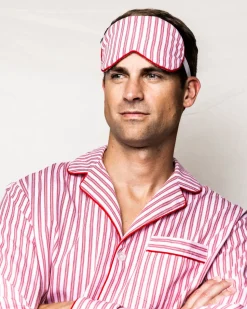 Men’s Antique Red Ticking Pajama Set