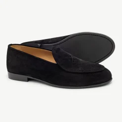 Men's Black Suede Milano Loafer