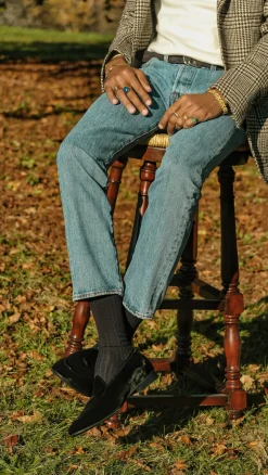 Men's Black Velvet Milano Loafer