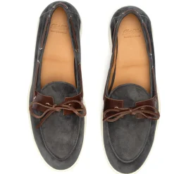 Men's Blue Suede Barca Yacht Loafer