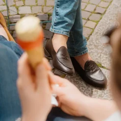 Men's Brown Leather Milano Loafer