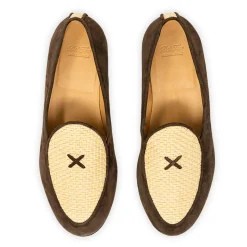 Men's Brown Raffia Milano Loafer