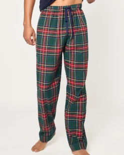 Men’s Brushed Twill Pajama Pants in Kensington Tartan
