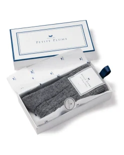 Men’s Cashmere Socks in Dark Grey