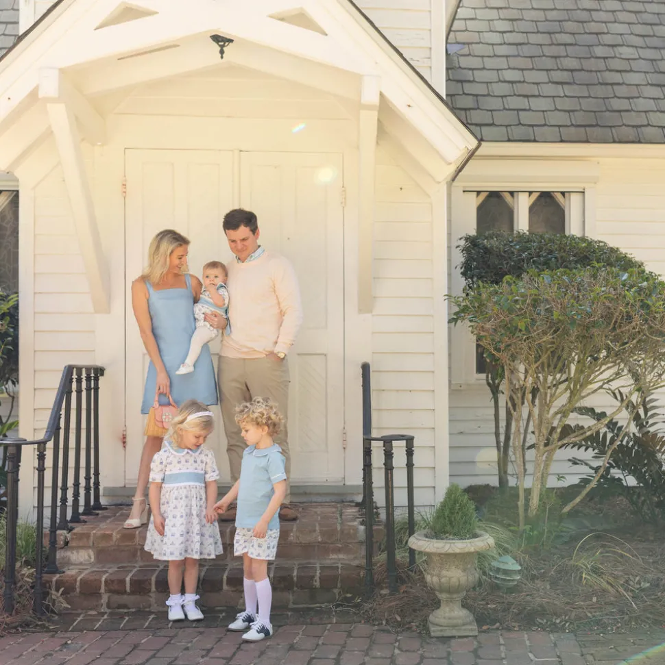 Men's Christopher Crewneck in Pink Sand