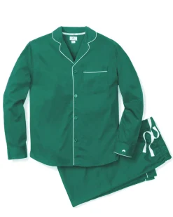 Men’s Forest Green Classic Flannel Pajama Set